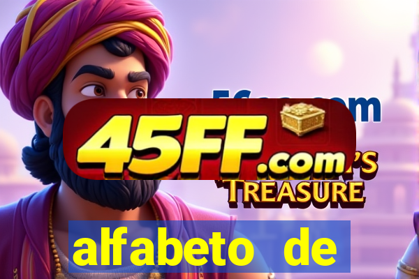 alfabeto de caligrafia bonita